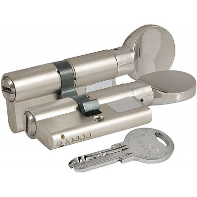 Цилиндровый механизм Kale с вертушкой 164 SM/68 (26+10+32) mm никель 5 кл.    