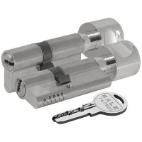 Цилиндровый механизм Kale с вертушкой 164 OBS SCE/100 (45+10+45) mm никель 5 кл. БЛИСТЕР  