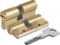 Цилиндровый механизм Kale 164 DBN-E/70 (30+10+30) mm латунь 5 кл.      
