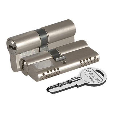 Цилиндровый механизм Kale 164 OBS SNE/80 (30+10+40) mm никель 5 кл.     