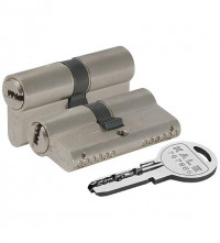 Цилиндровый механизм Kale 164 SN/80 (35+10+35) mm никель 5 кл.      