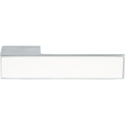 Ручка Forme 302 ICON МАТОВЫЙ ХРОМ - БЕЛЫЙ ГЛЯНЕЦ