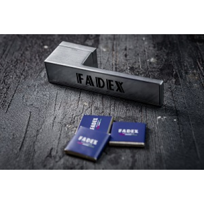 Ручка Forme 302 ICON ПОЛИРОВАННЫЙ ХРОМ - БЕЛЫЙ ГЛЯНЕЦ