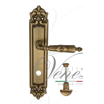 Ручка Venezia ANNETA WC на планке PL96 матовая бронза