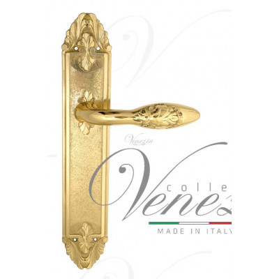 Ручка Venezia CASANOVA на планке PL90 полированная латунь