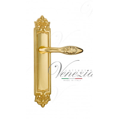 Ручка Venezia CASANOVA на планке PL96 полированная латунь