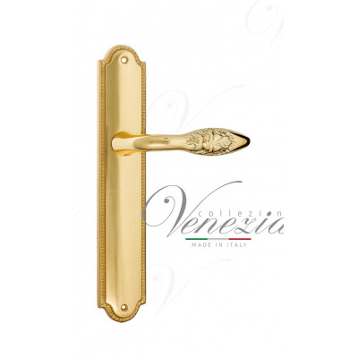 Ручка Venezia CASANOVA на планке PL98 полированная латунь