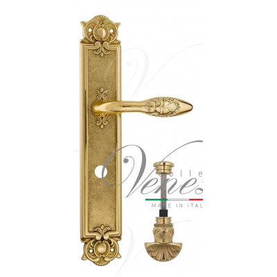 Ручка Venezia CASANOVA WC-4 на планке PL97 полированная латунь