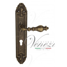 Ручка Venezia GIFESTION CYL на планке PL90 античная бронза
