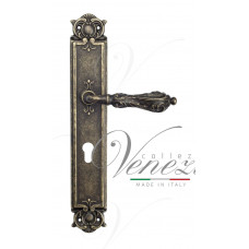 Ручка Venezia MONTE CRISTO CYL на планке PL97 античная бронза