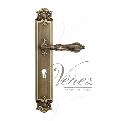 Ручка Venezia MONTE CRISTO CYL на планке PL97 матовая бронза