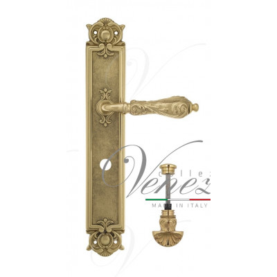 Ручка Venezia MONTE CRISTO WC-4 на планке PL97 полированная латунь