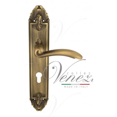 Ручка Venezia VERSALE CYL на планке PL90 матовая бронза
