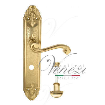 Ручка Venezia VIVALDI WC на планке PL90 полированная латунь
