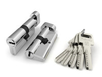 Цилиндровый механизм Fuaro с вертушкой R602/70 mm (30+10+30) CP хром 5 кл.
