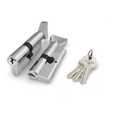 Личинка Fuaro 100 CA 70 mm (30+10+30) CP с фиксатором, хром