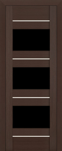 Profil Doors 41Х  Венге Мелинга, Черный Триплекс